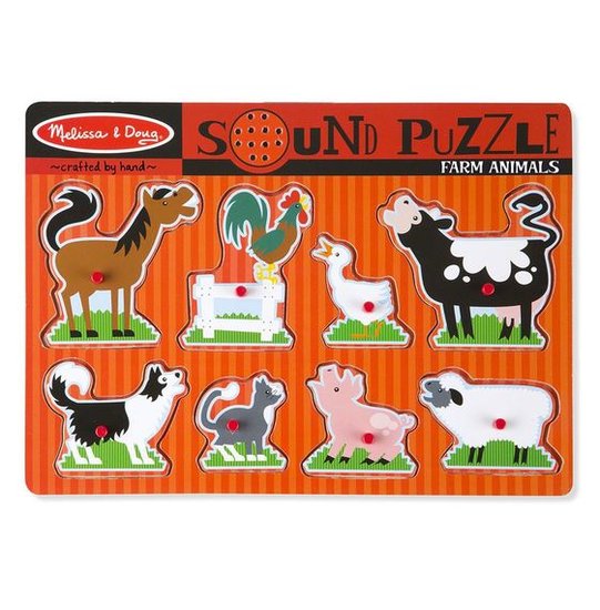 Boerderij puzzel met geluiden Melissa and Doug - 013 - autisme