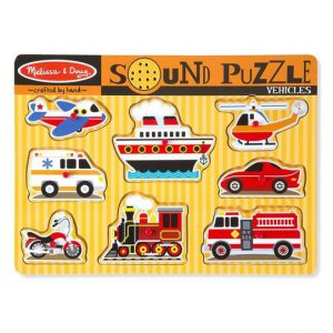 Voertuigenpuzzel met geluid Lauri - 016 -