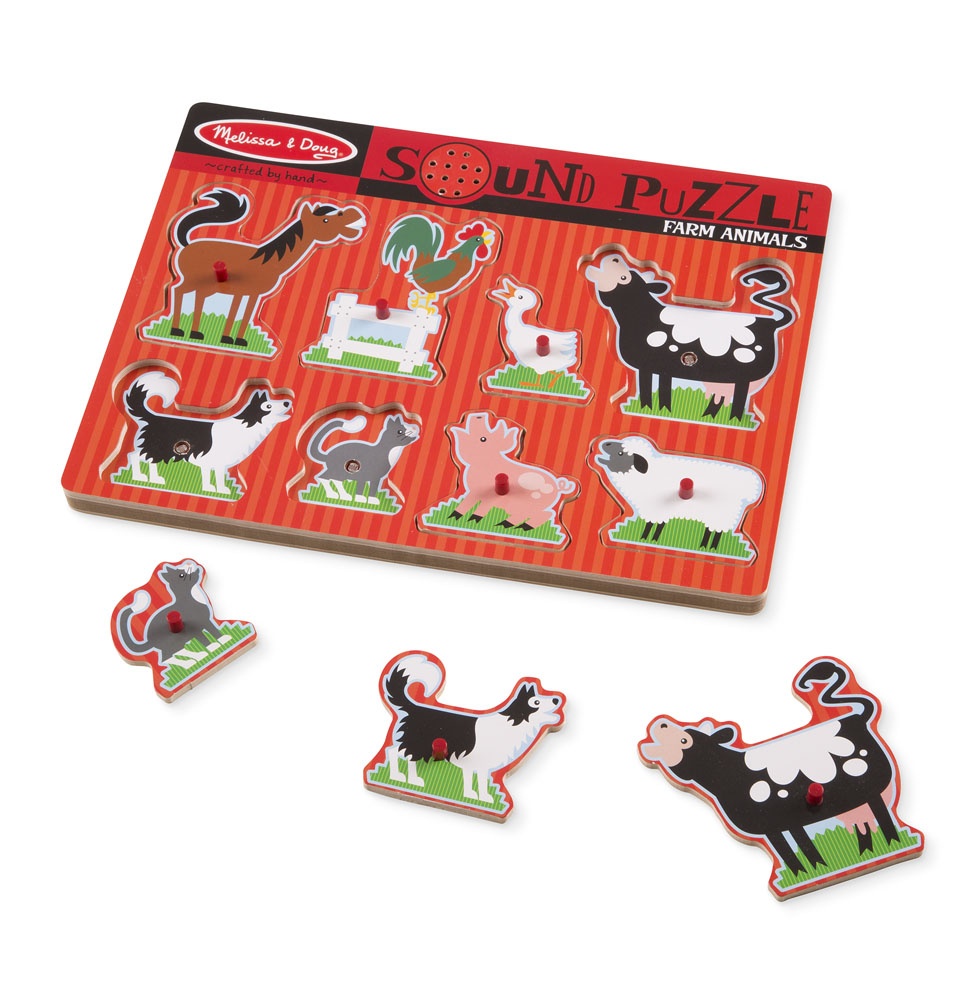 Boerderijpuzzel met geluid - Afbeelding 2