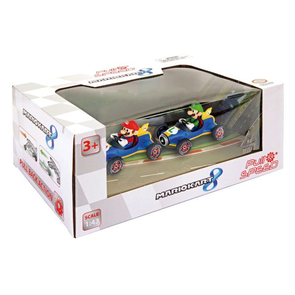Super Mario Pull Back Raceauto's Mach 8 - Afbeelding 3