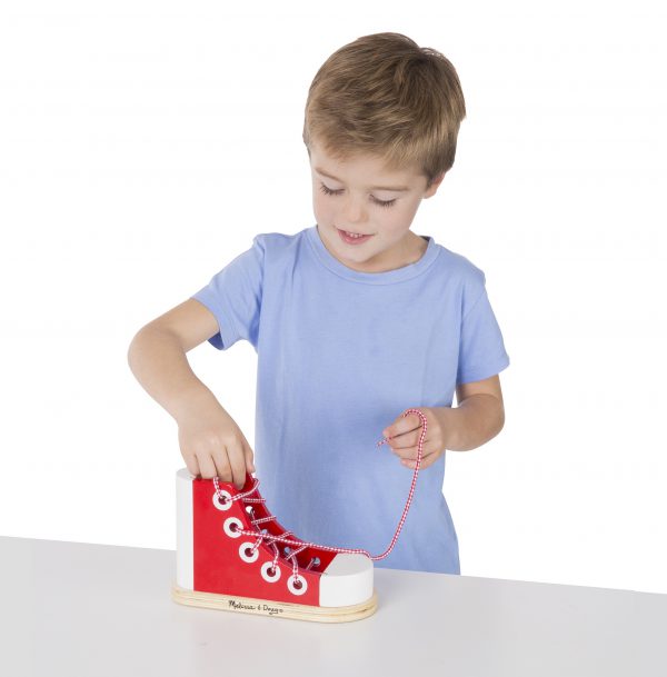 Houten Strikschoen - Leren veteren - Afbeelding 2