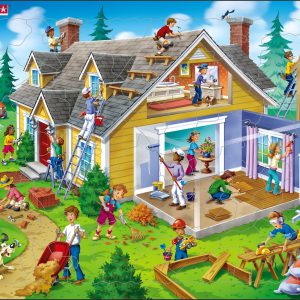 Puzzel: Het huis (62 stukjes)