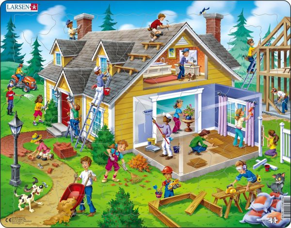 Puzzel: Het huis (62 stukjes)