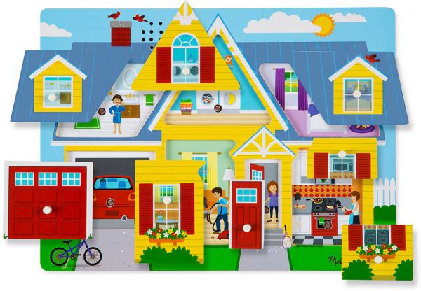 Vormenpuzzel Huis met geluiden - Afbeelding 2