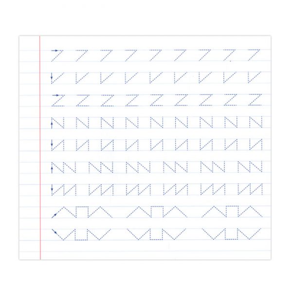 Oefenschrift met voorbereidende schrijfoefeningen - Afbeelding 2