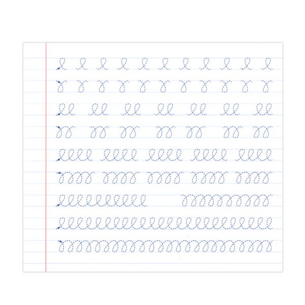 Oefenschrift met voorbereidende schrijfoefeningen - Afbeelding 3