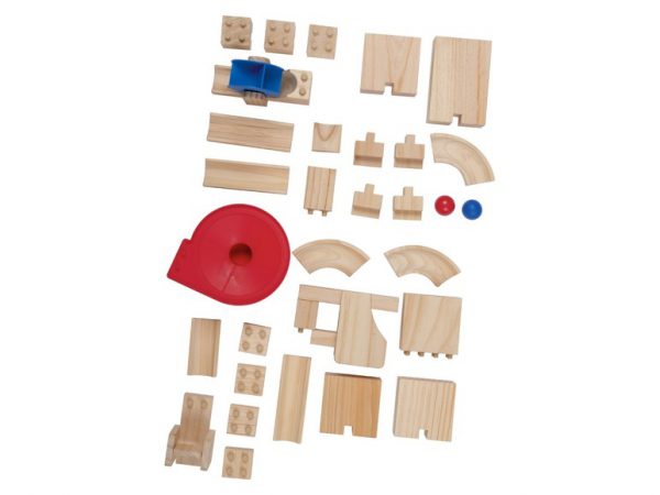 Houten Knikkerbaan - Afbeelding 2
