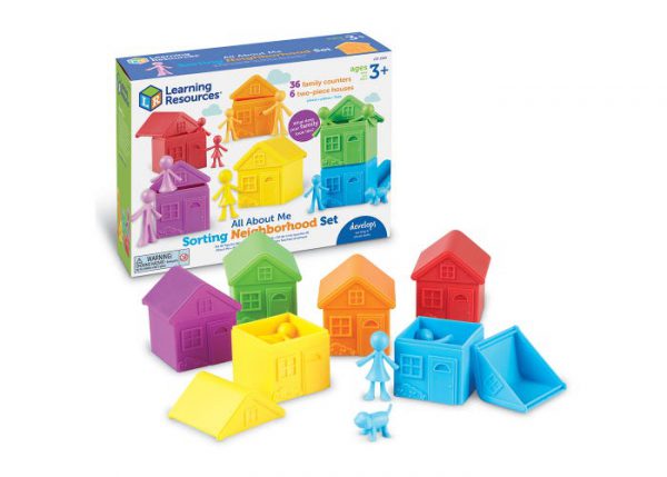 All About Me Family Counters: Sorteerset Met Huisjes - Afbeelding 3