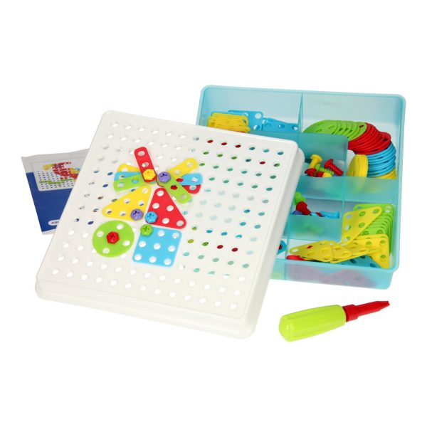 Constructieset in Opbergkoffer (180 delig) - Afbeelding 2