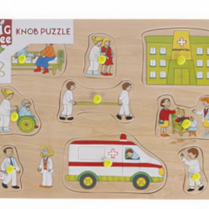 Vormenpuzzel Ziekenhuis