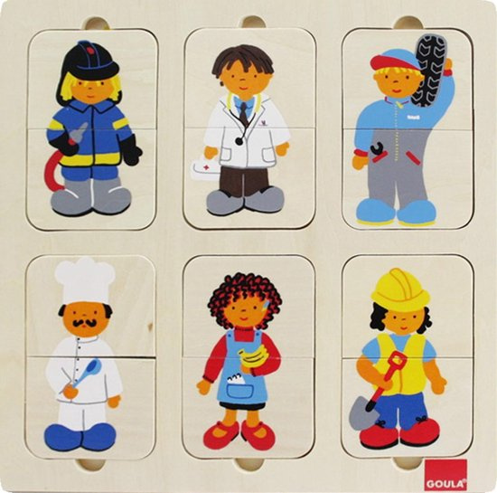 Vormenpuzzel Beroepen - Afbeelding 2