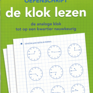 Oefenschrift De Klok Lezen