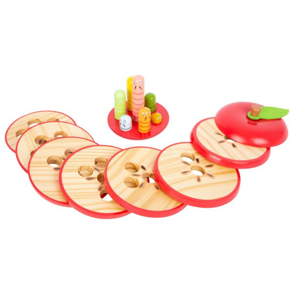 Houten Stapelpuzzel Appel - Afbeelding 2
