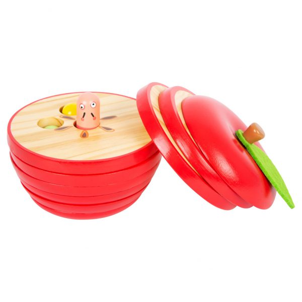 Houten Stapelpuzzel Appel - Afbeelding 3