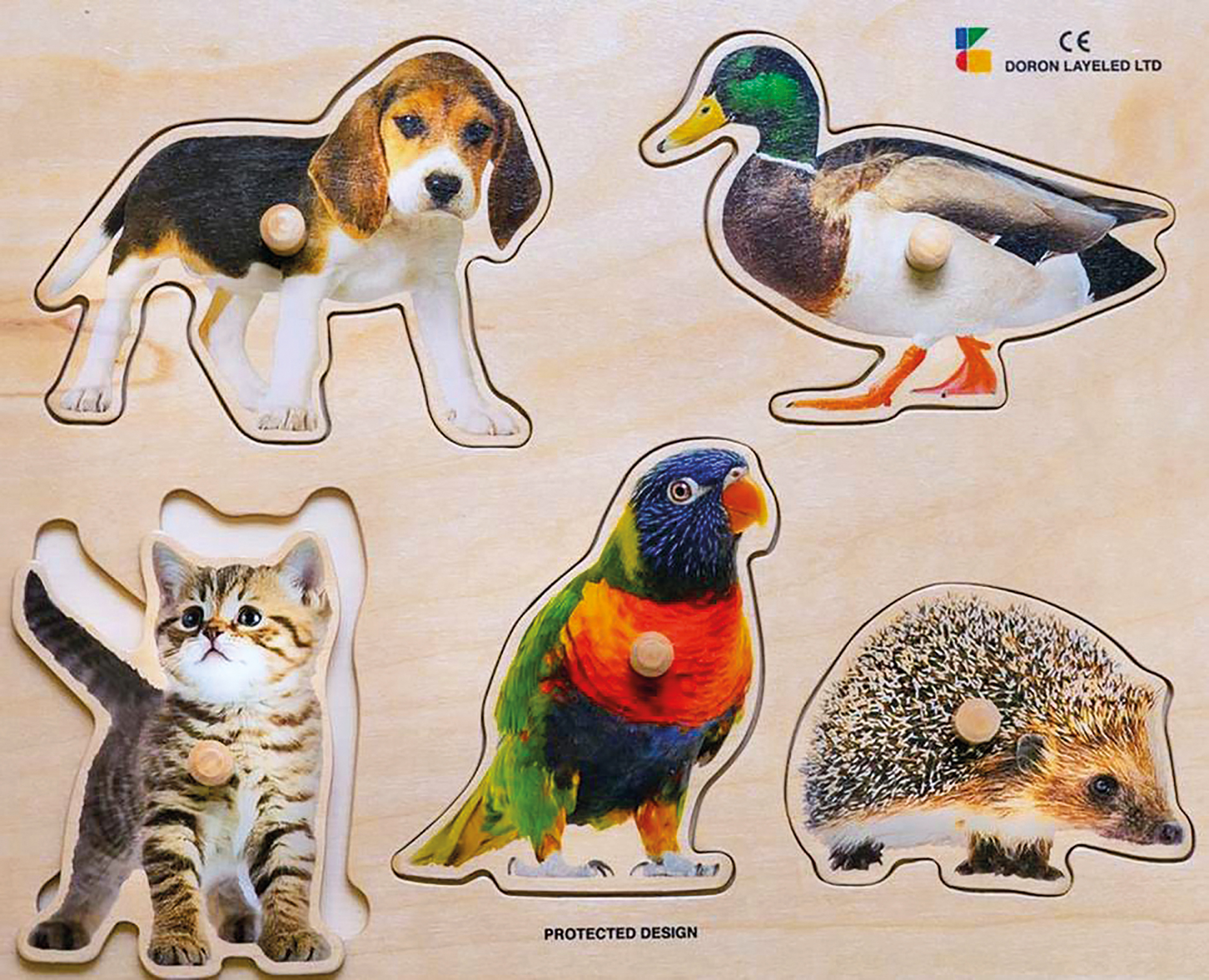 dierenpuzzel gemengd