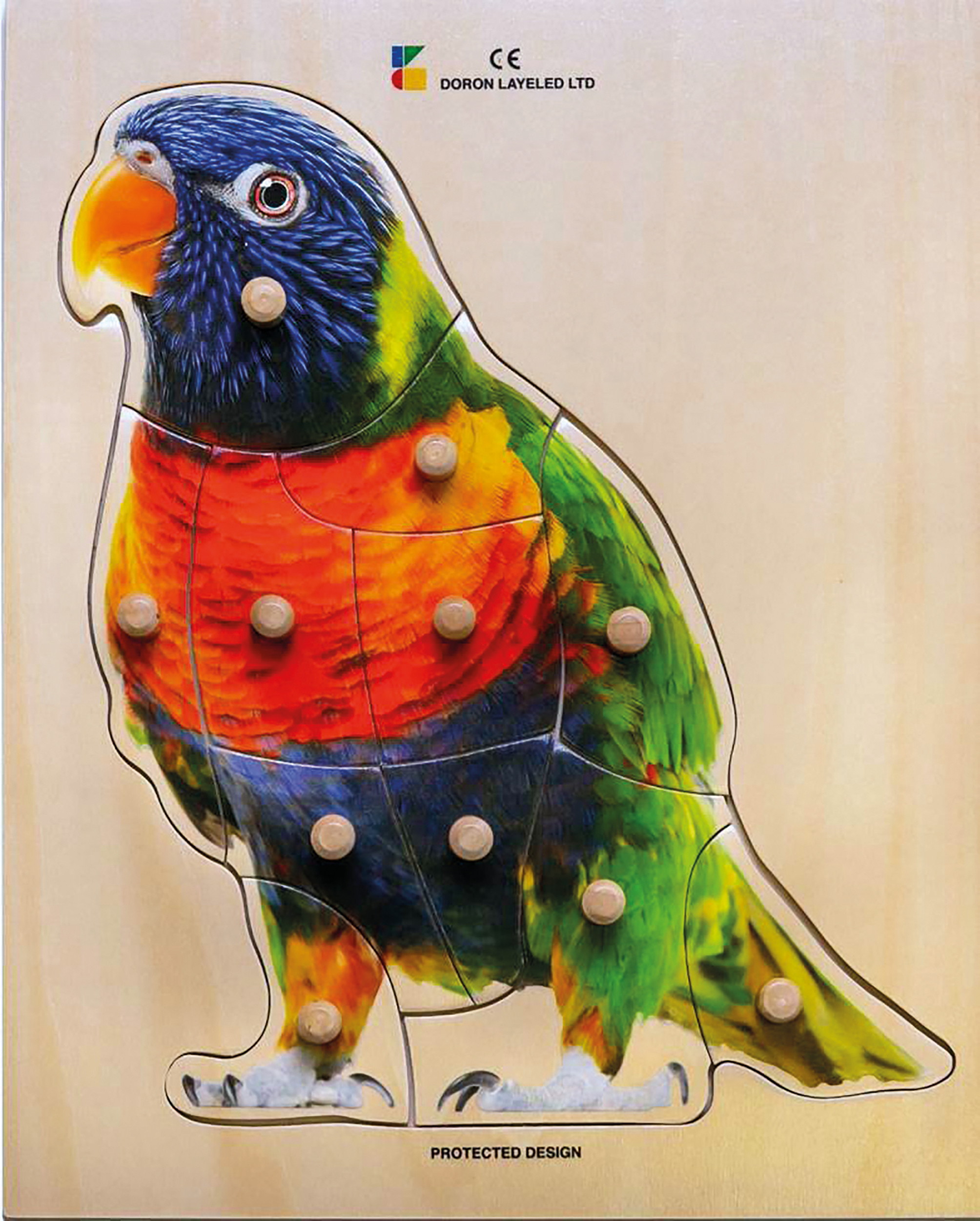 dierenpuzzel papegaai