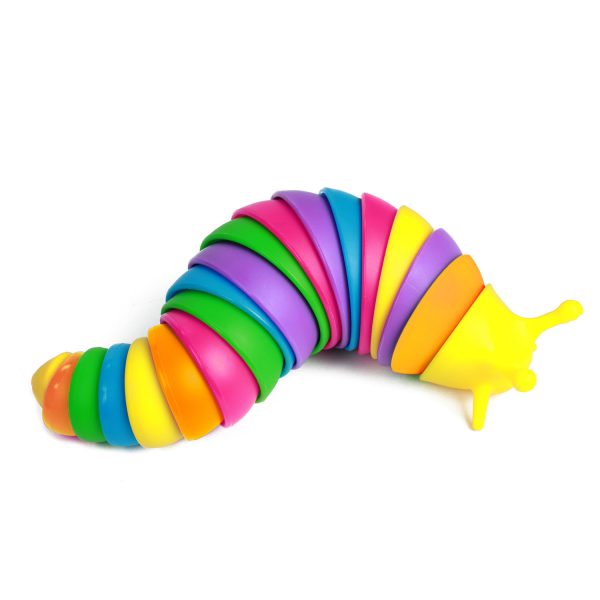 Fidget Regenboog Rups (19 cm)