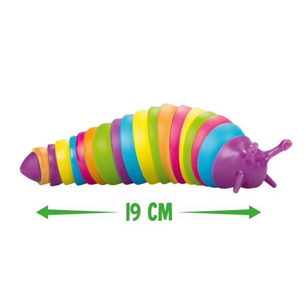 Fidget Regenboog Rups (19 cm) - Afbeelding 2
