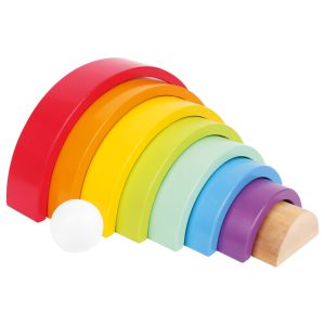 Houten Blokken Regenboog