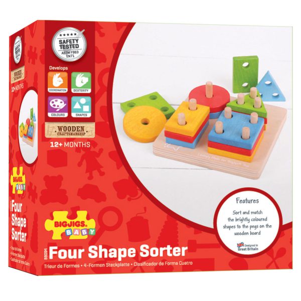 Houten Vormen Stapelpuzzel - Afbeelding 2
