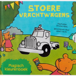 Magisch Lees- en Kleurenboek: Stoere Vrachtwagens