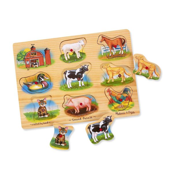 Boerderijpuzzel Klassiek Met Geluid - Afbeelding 2