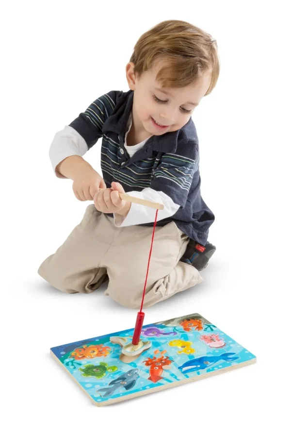 Houten Magnetisch Visspel - Afbeelding 2