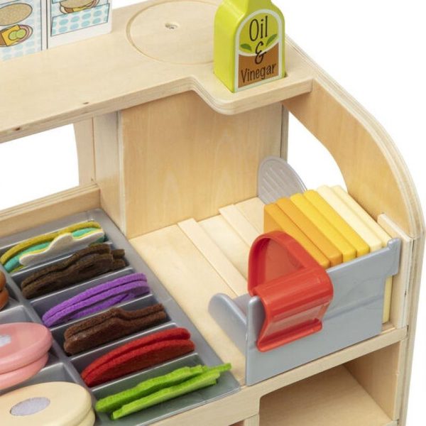 Houten Sandwichbar Speelset - Afbeelding 2