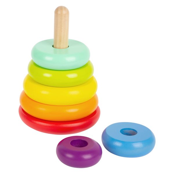 Houten Stapeltoren Regenboog - Afbeelding 2