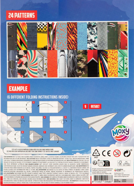 Vouw Vliegtuigjes - Afbeelding 2