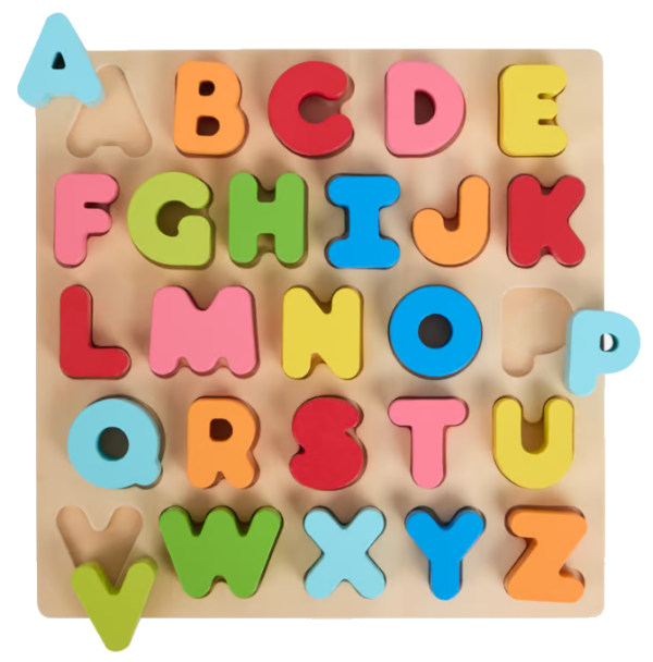 Houten Alfabet Puzzel