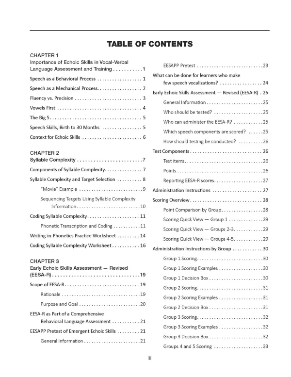 EESAPP: Early Echoic Skills Assessment and Program Planner – Set (2nd Edition) - Afbeelding 3