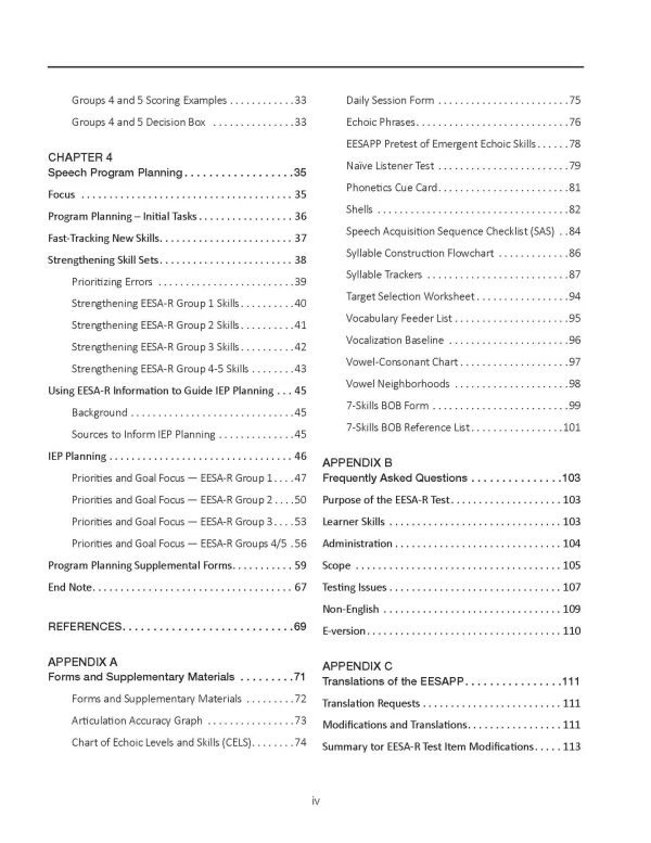 EESAPP: Early Echoic Skills Assessment and Program Planner – Set (2nd Edition) - Afbeelding 4