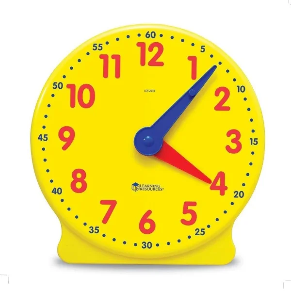 Klokkijken Oefenklok XL (12-uurs) - Afbeelding 2