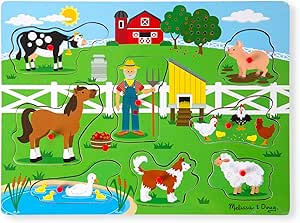 Boerderijpuzzel Old McDonald met geluid