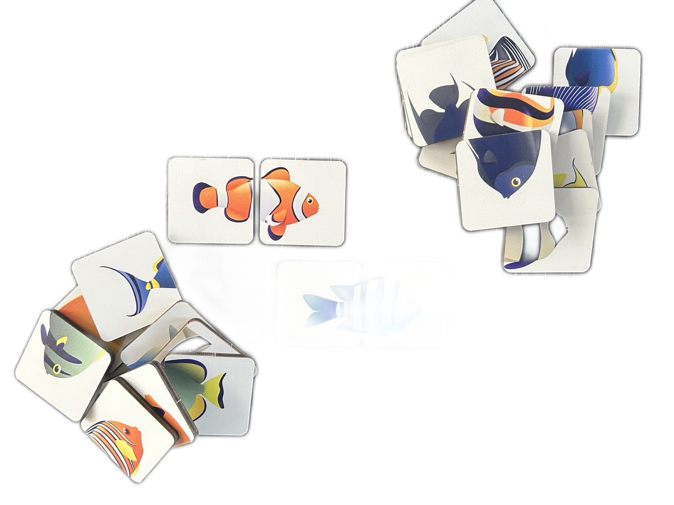 Houten puzzel vissen