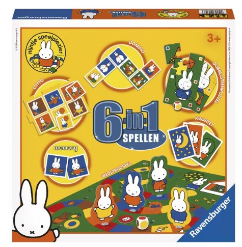 Nijntje 6 in 1 Spellendoos