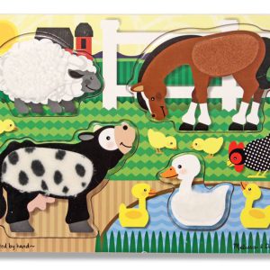 Houten Voelpuzzel Boerderijdieren